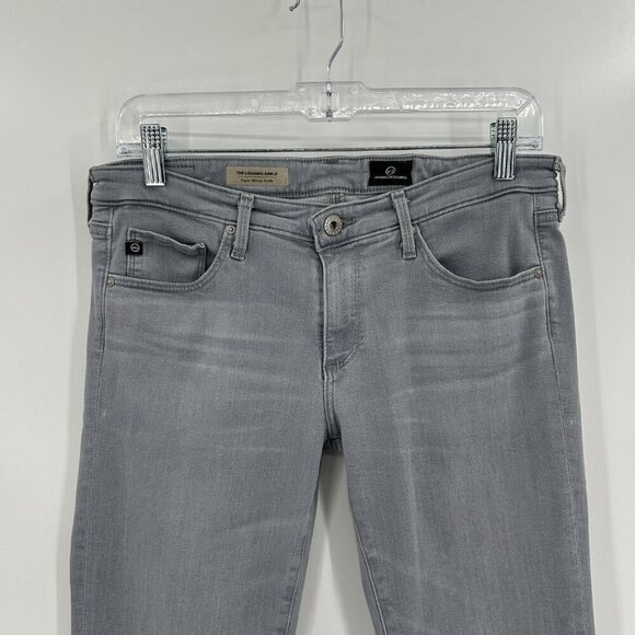 AG ADRIANO GOLDSCHMIED *Flawed* Legging Super Skinny Ankle Gray Jeans Size 29 - Picture 3 of 9